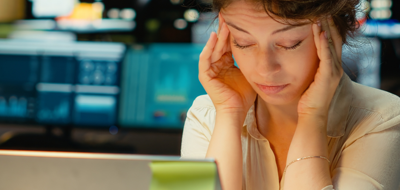 Overwhelmed Woman Overwhelmed Woman